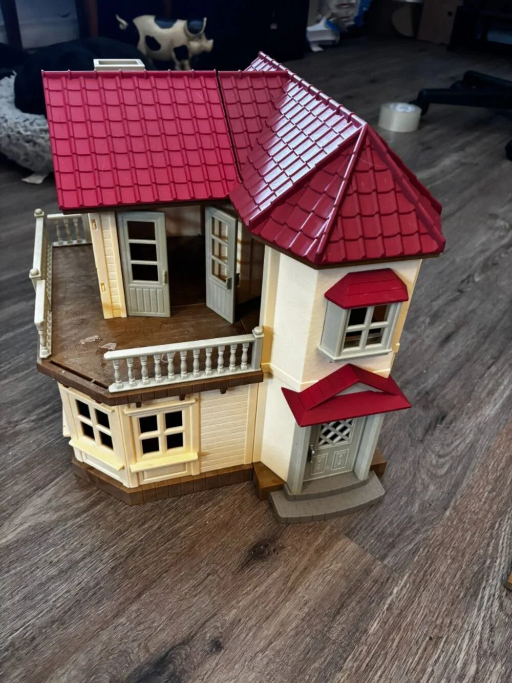 Lot Sylvanian Families Calico Critters Red Country Home Critters Furniture
